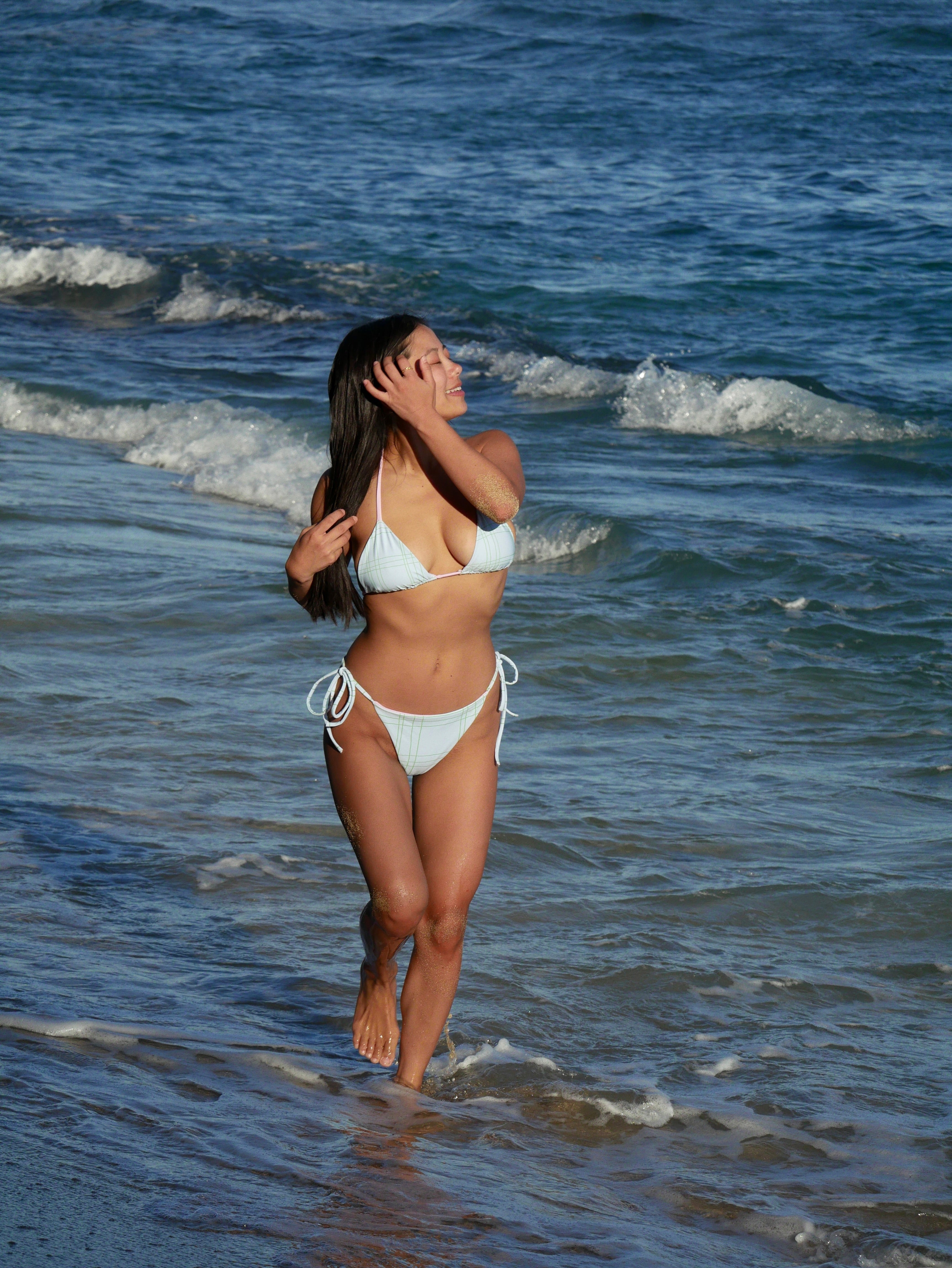 Barbara Bikini Set — Coastal Plaid