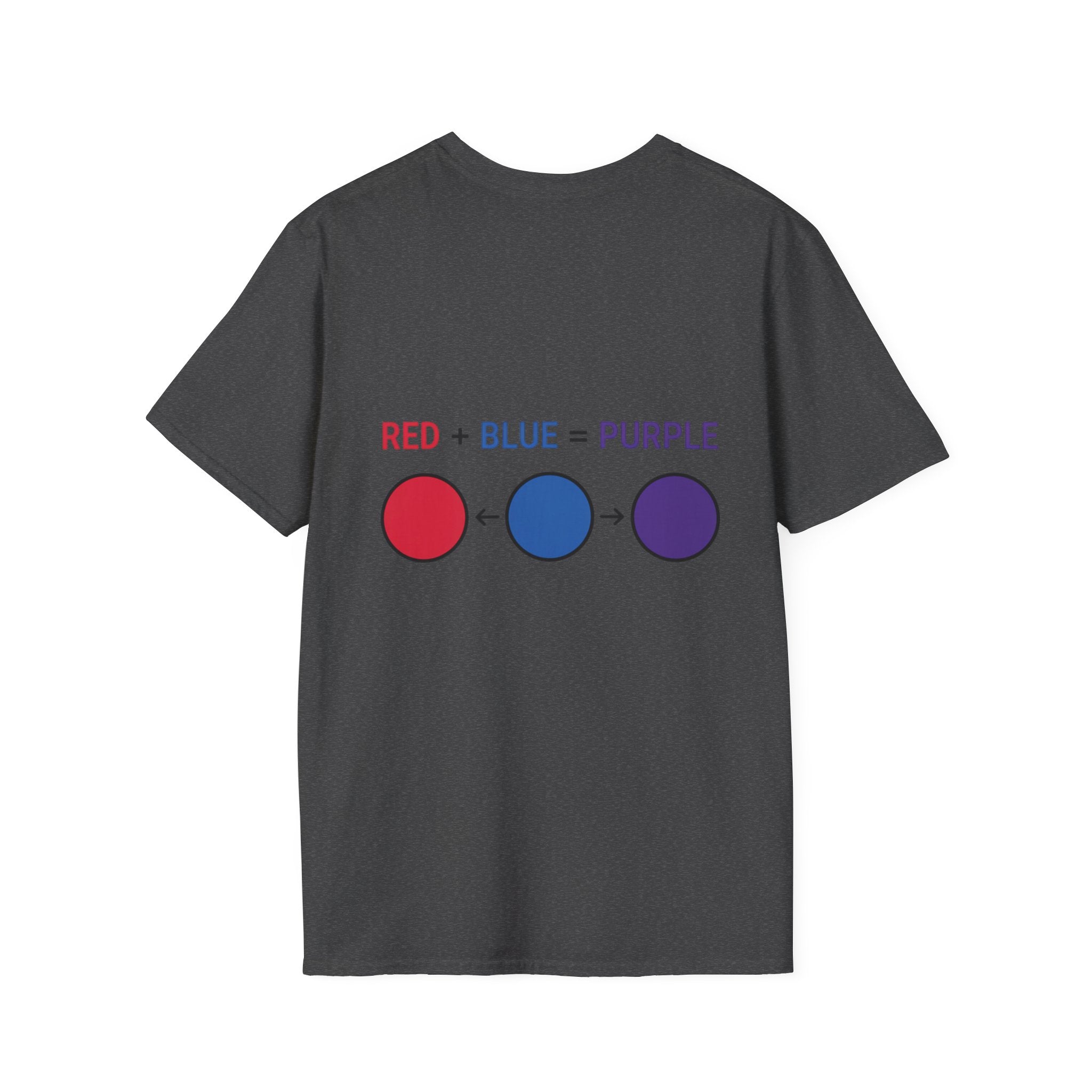 Revolution Graphic T-Shirt — Minimalist Purple Text Tee