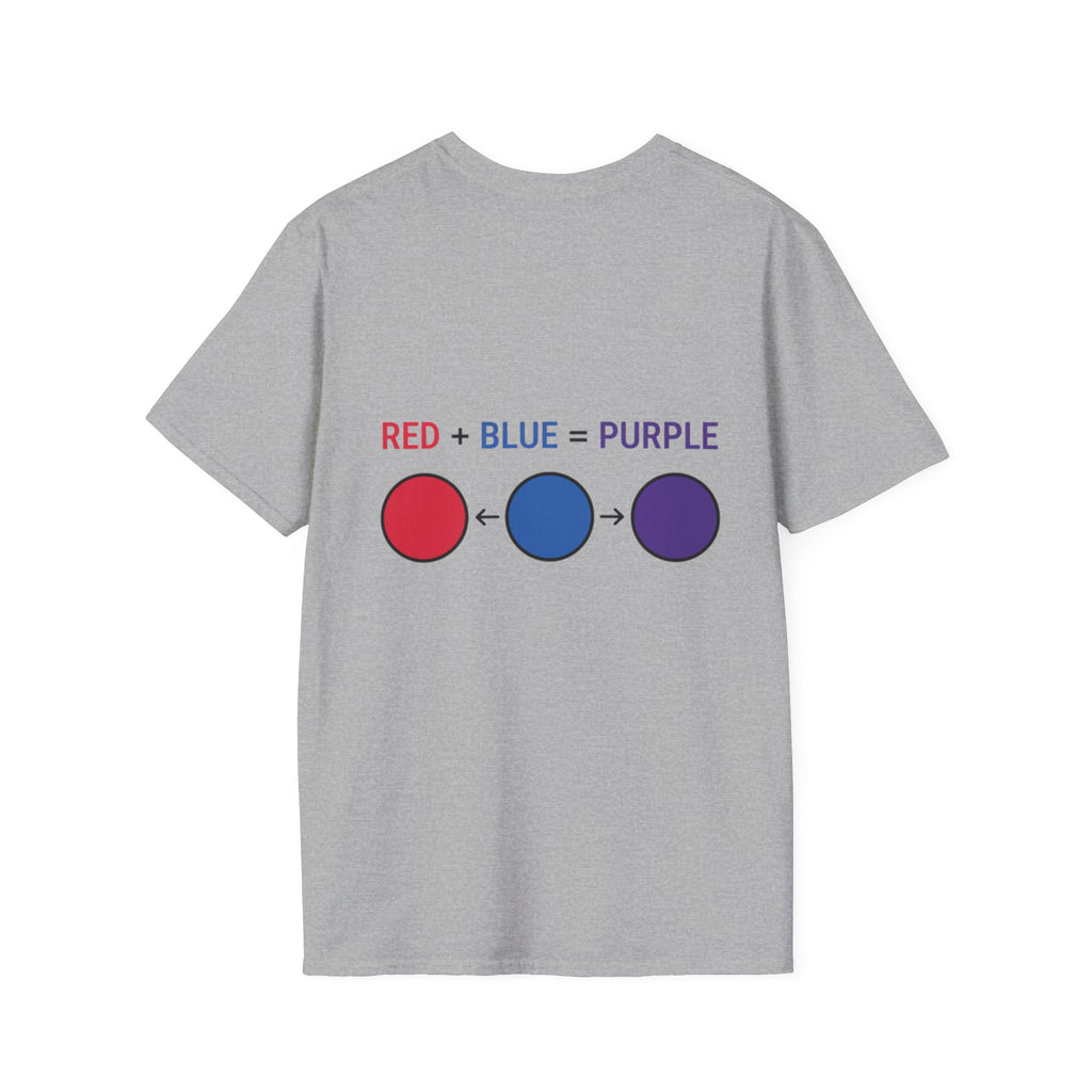 Revolution Graphic T-Shirt — Minimalist Purple Text Tee