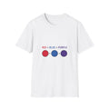 T-Shirt — "Red + Blue = Purple" Color Mixing Graphic Tee