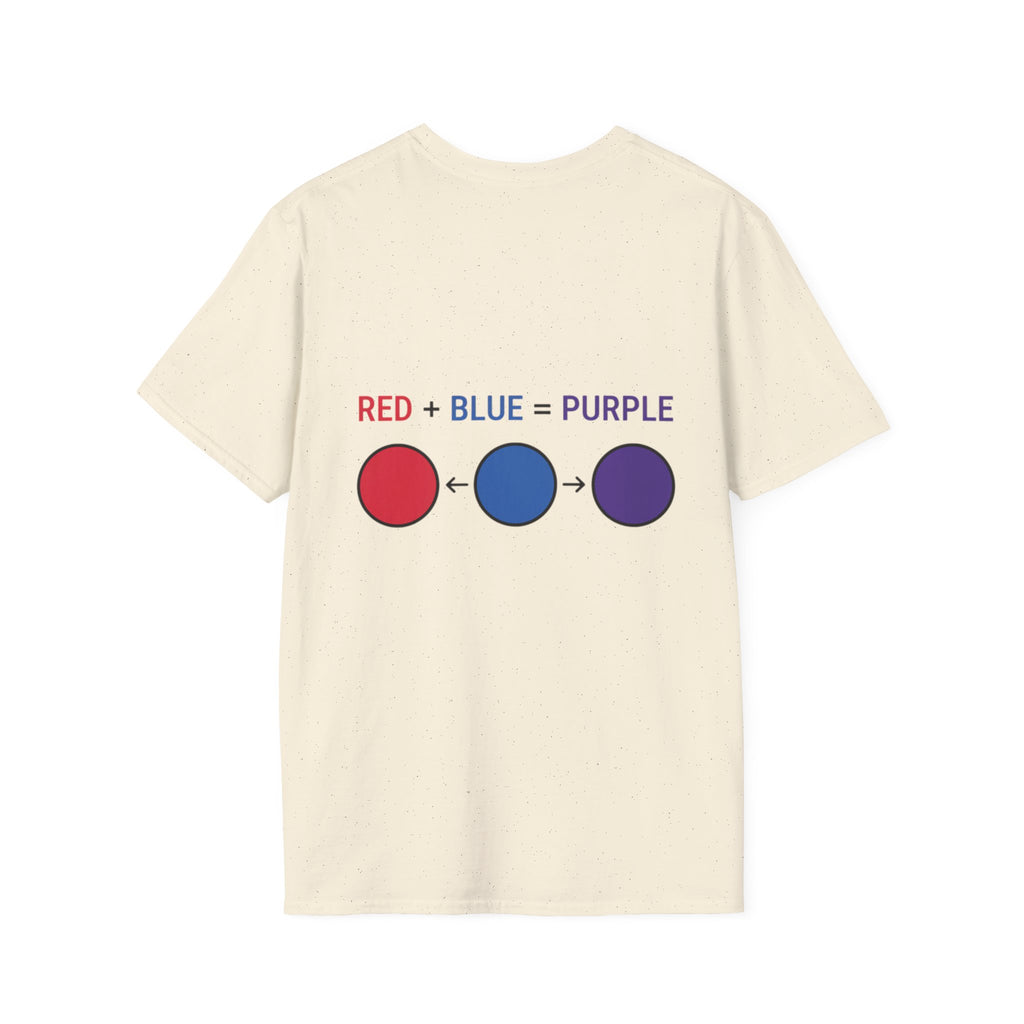 Revolution Graphic T-Shirt — Minimalist Purple Text Tee