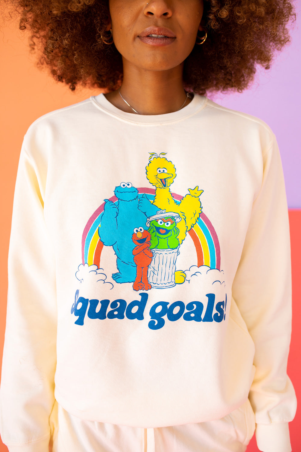 Sesame Sweatshirt Squad Goals