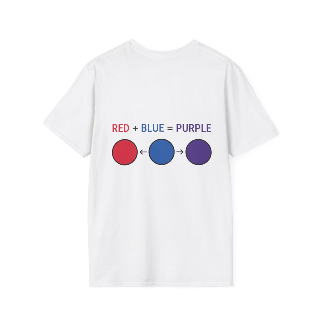 Revolution Graphic T-Shirt — Minimalist Purple Text Tee