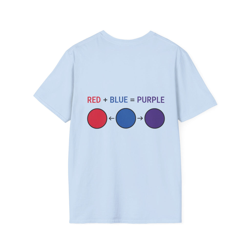 Revolution Graphic T-Shirt — Minimalist Purple Text Tee