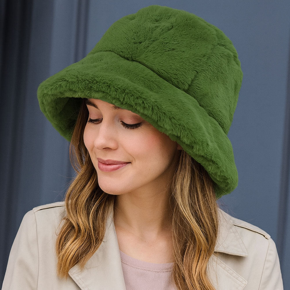 Faux Fur Bucket Hat