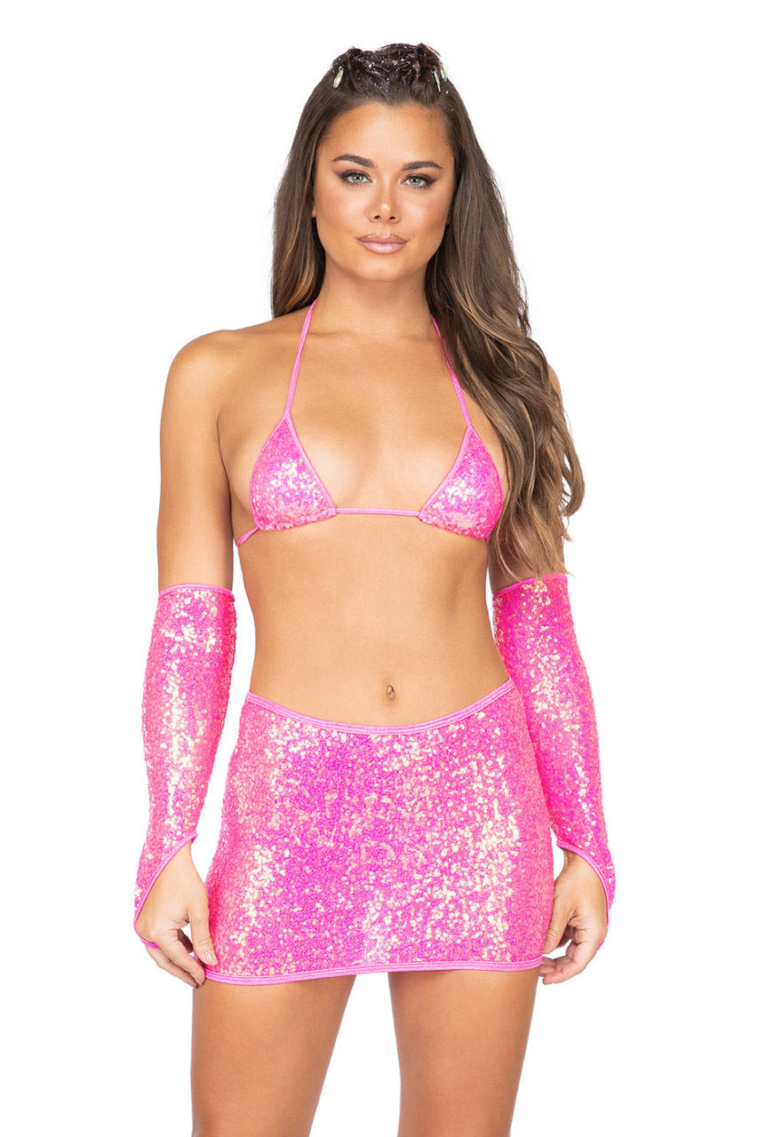 Sequin Rave Skirt