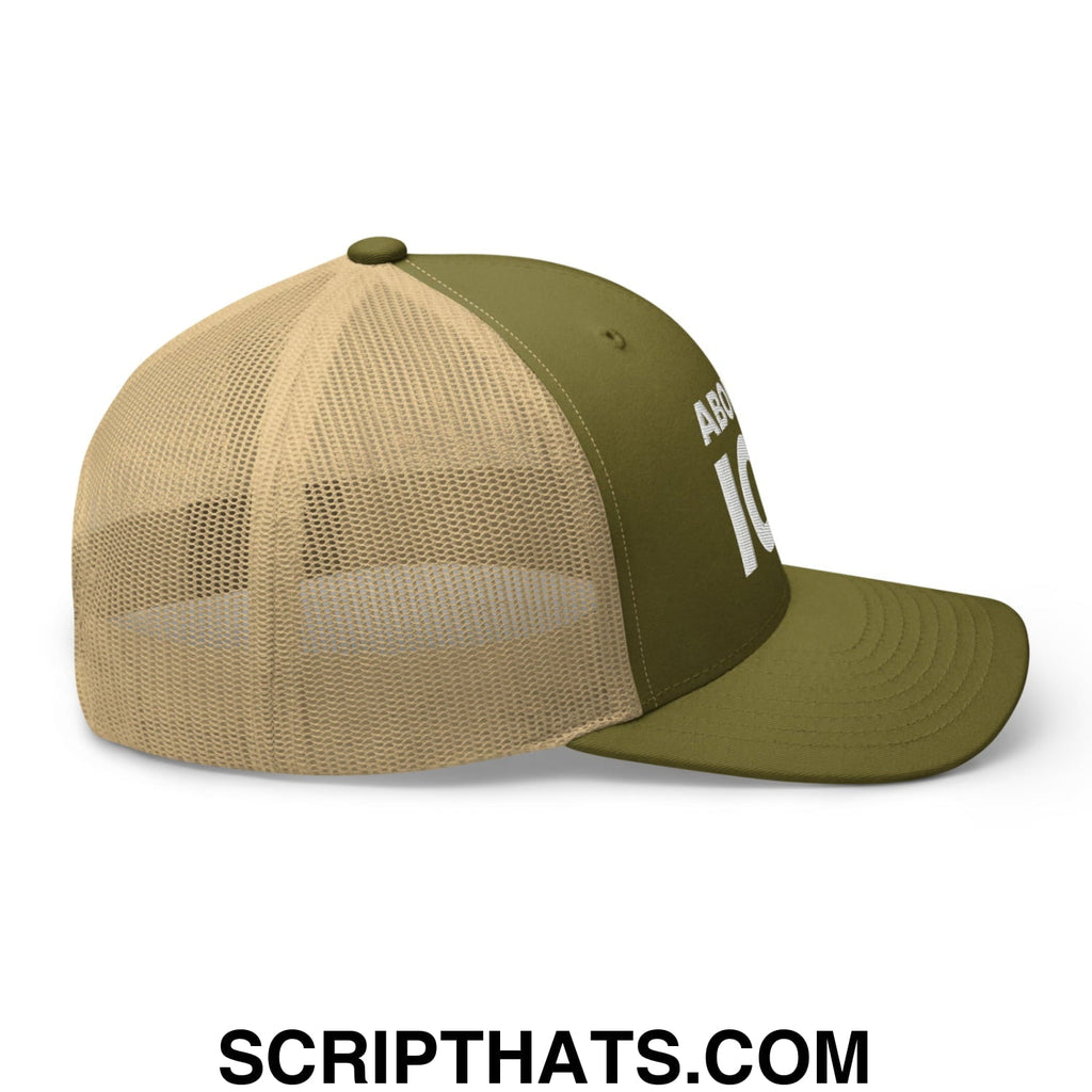 Abolish ICE Embroidered Mesh Trucker Hat