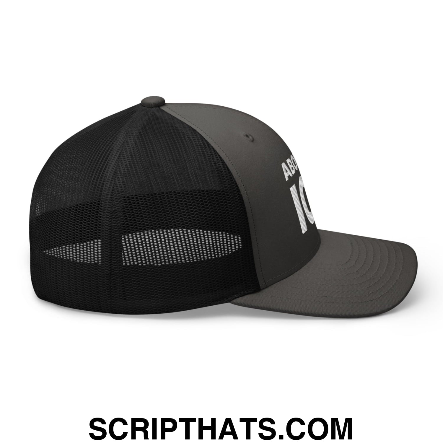 Abolish ICE Embroidered Mesh Trucker Hat