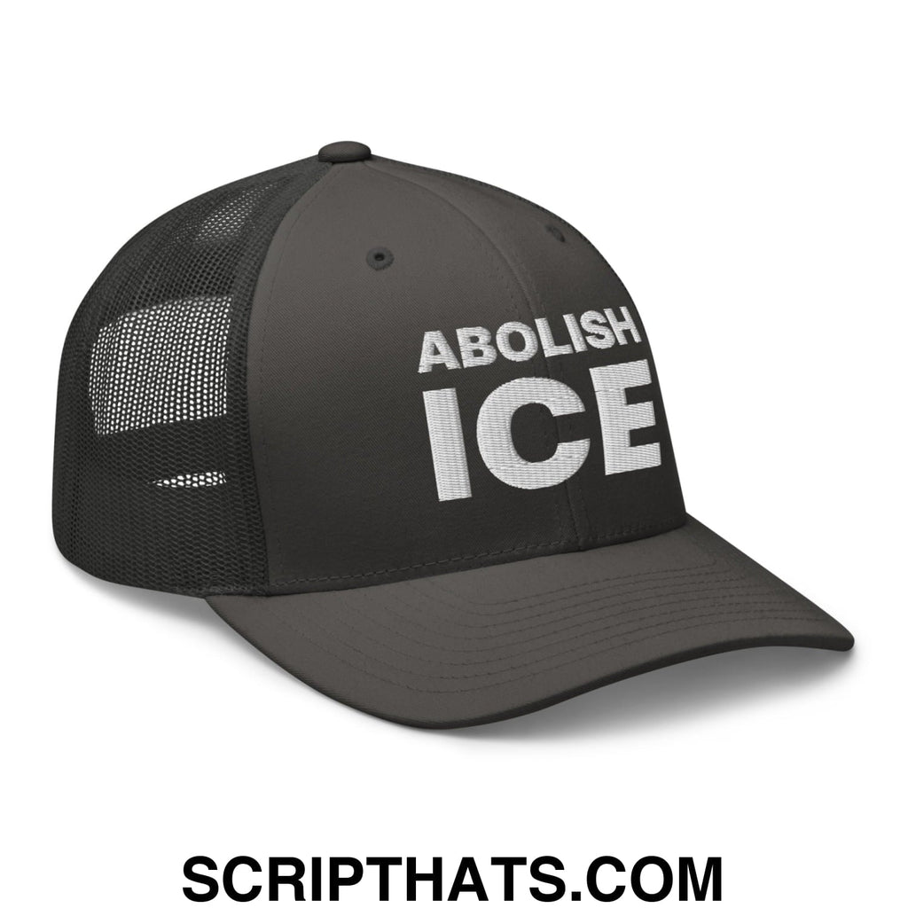 Abolish ICE Embroidered Mesh Trucker Hat