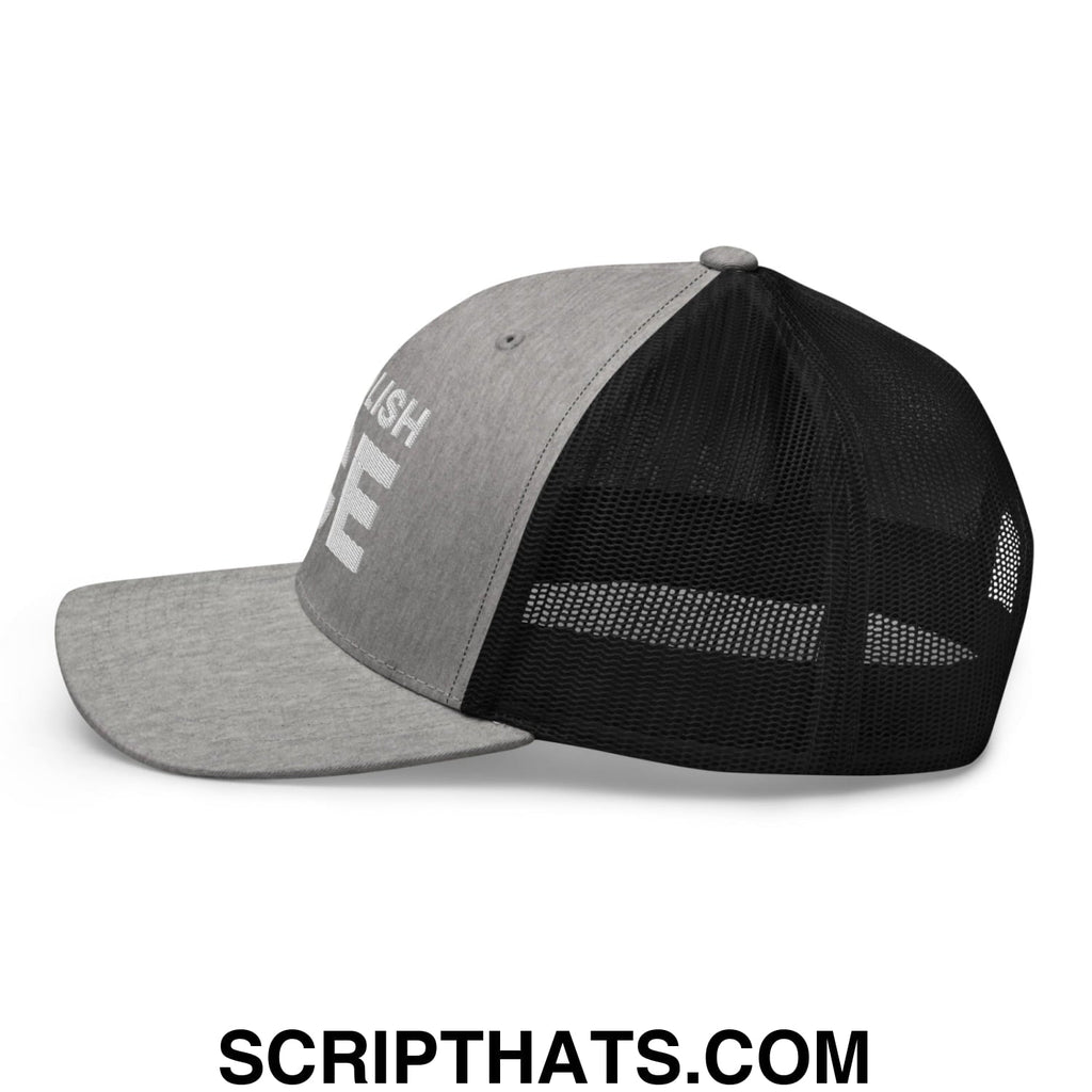 Abolish ICE Embroidered Mesh Trucker Hat