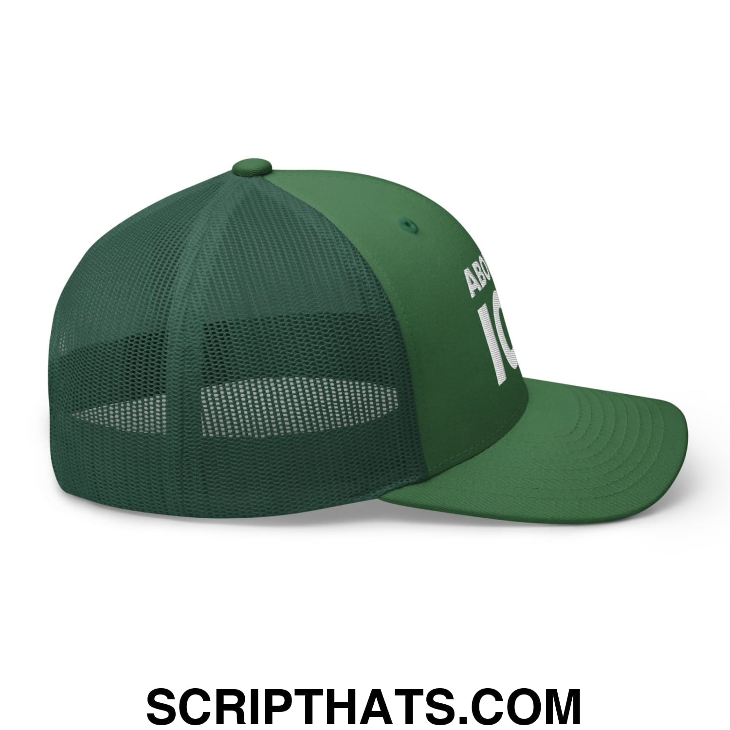 Abolish ICE Embroidered Mesh Trucker Hat