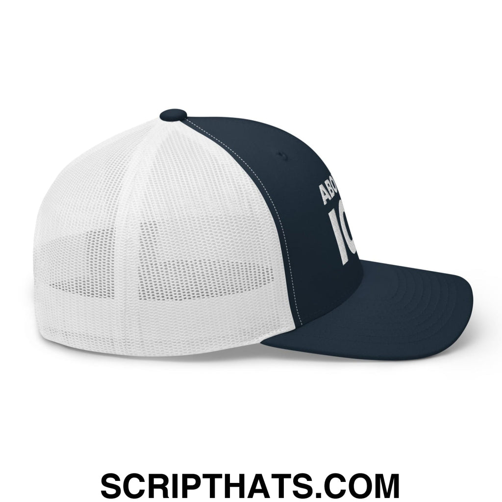Abolish ICE Embroidered Mesh Trucker Hat