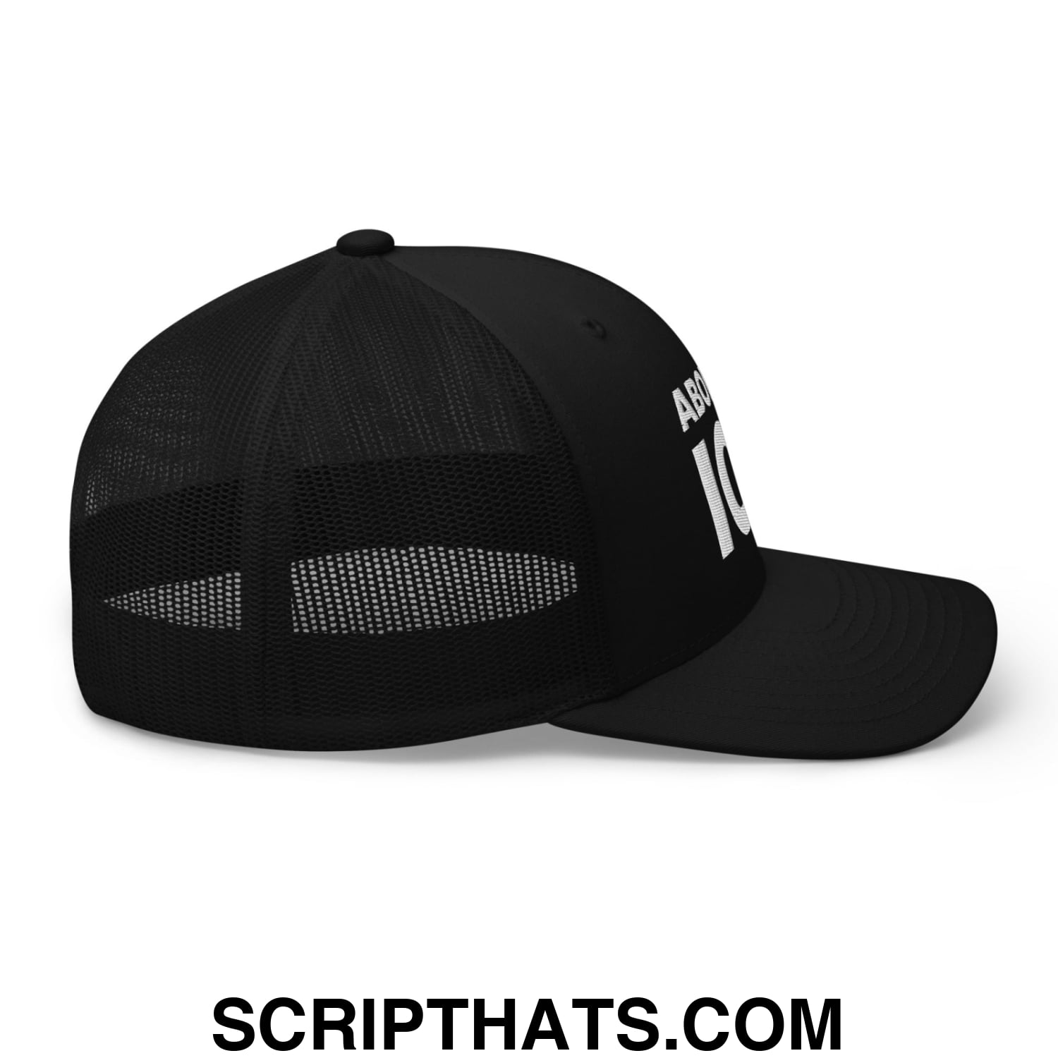 Abolish ICE Embroidered Mesh Trucker Hat