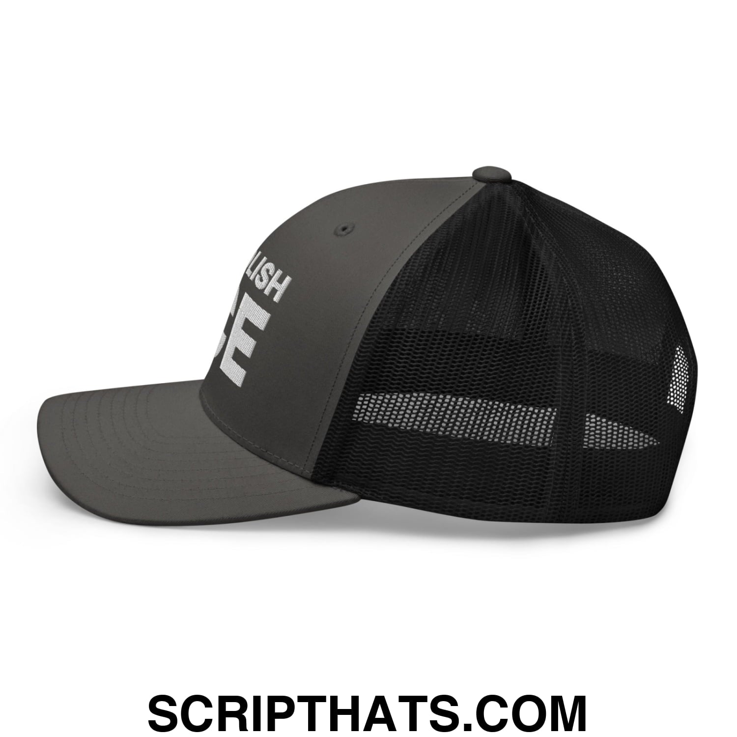 Abolish ICE Embroidered Mesh Trucker Hat