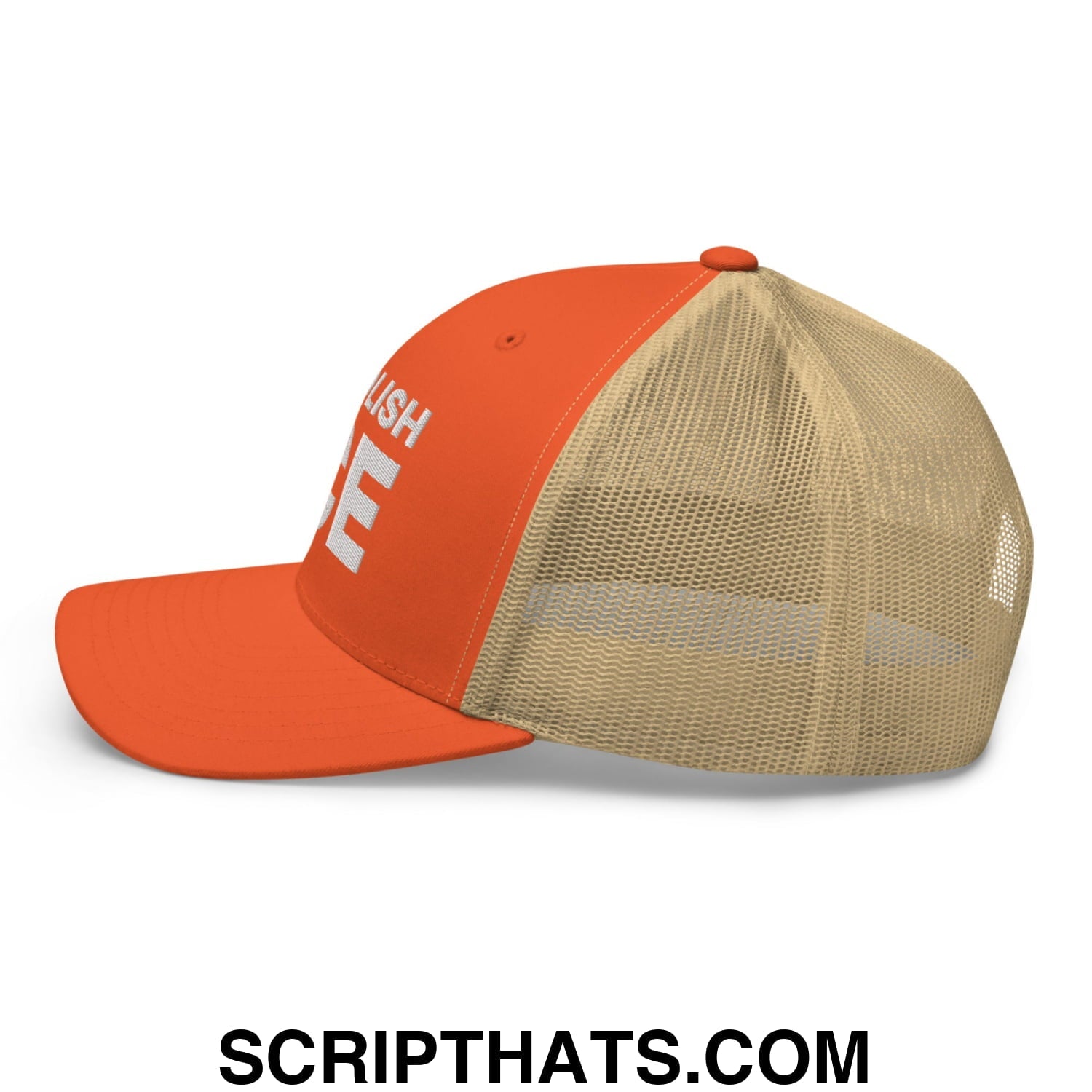 Abolish ICE Embroidered Mesh Trucker Hat