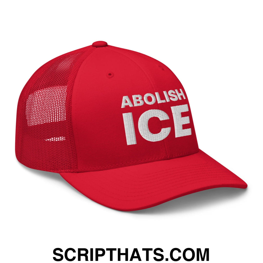 Abolish ICE Embroidered Mesh Trucker Hat