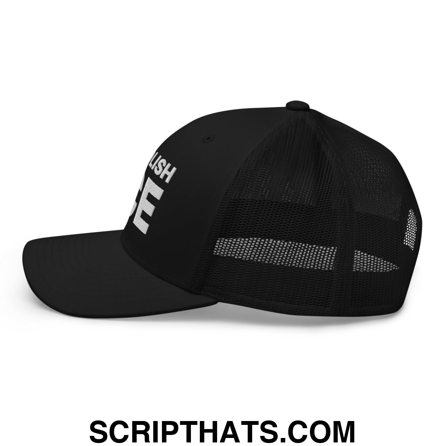 Abolish ICE Embroidered Mesh Trucker Hat