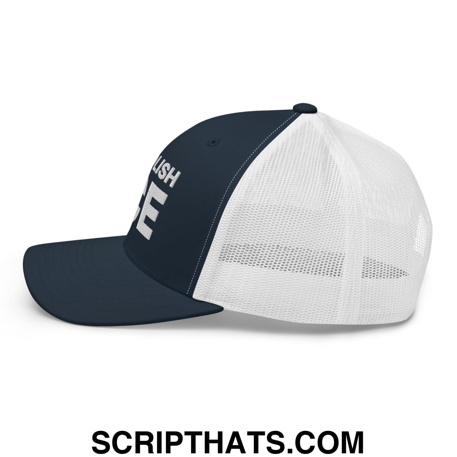 Abolish ICE Embroidered Mesh Trucker Hat