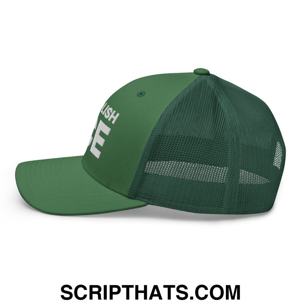 Abolish ICE Embroidered Mesh Trucker Hat