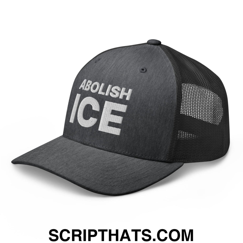 Abolish ICE Embroidered Mesh Trucker Hat