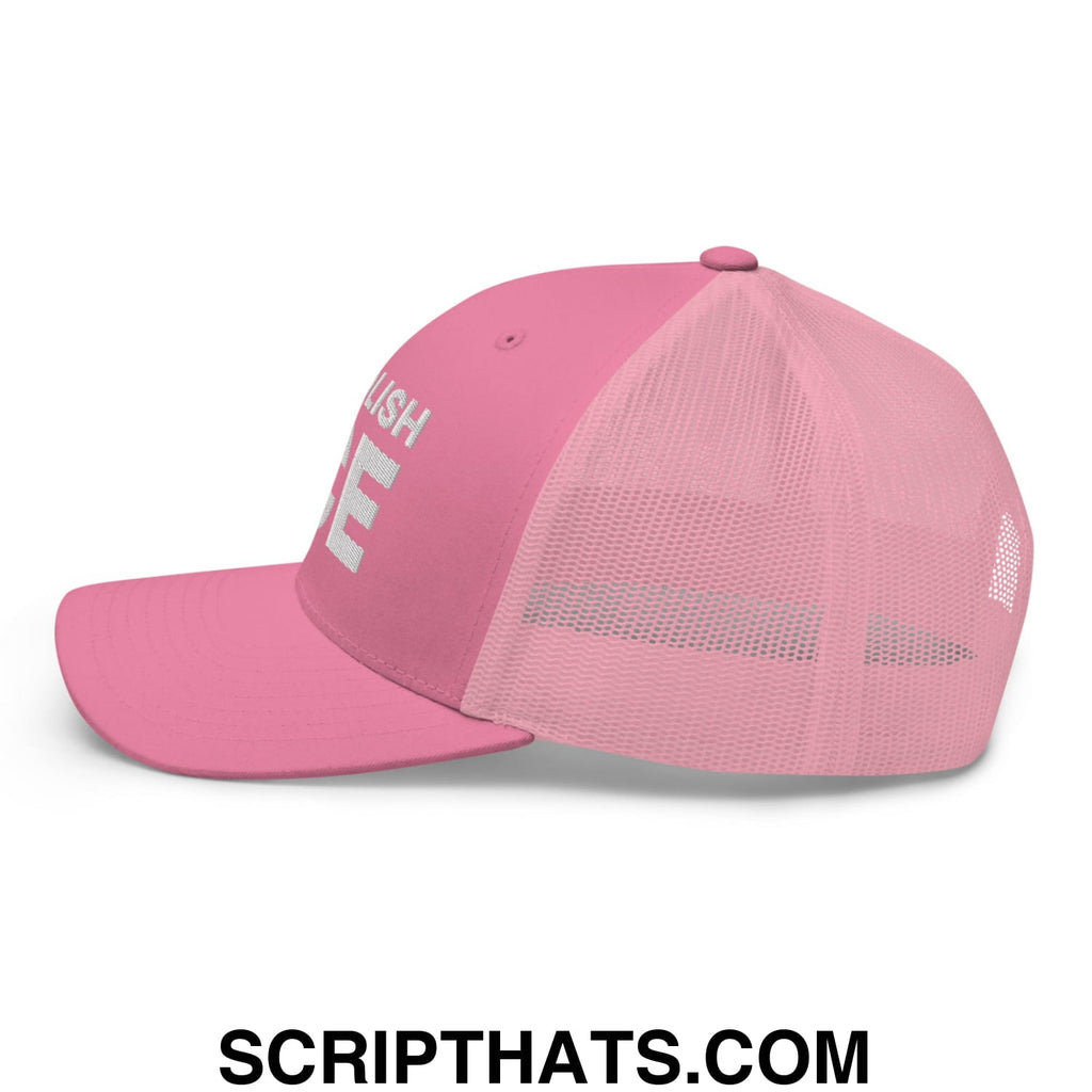 Abolish ICE Embroidered Mesh Trucker Hat