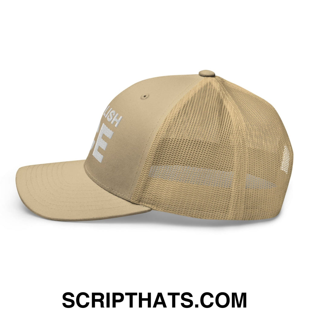 Abolish ICE Embroidered Mesh Trucker Hat