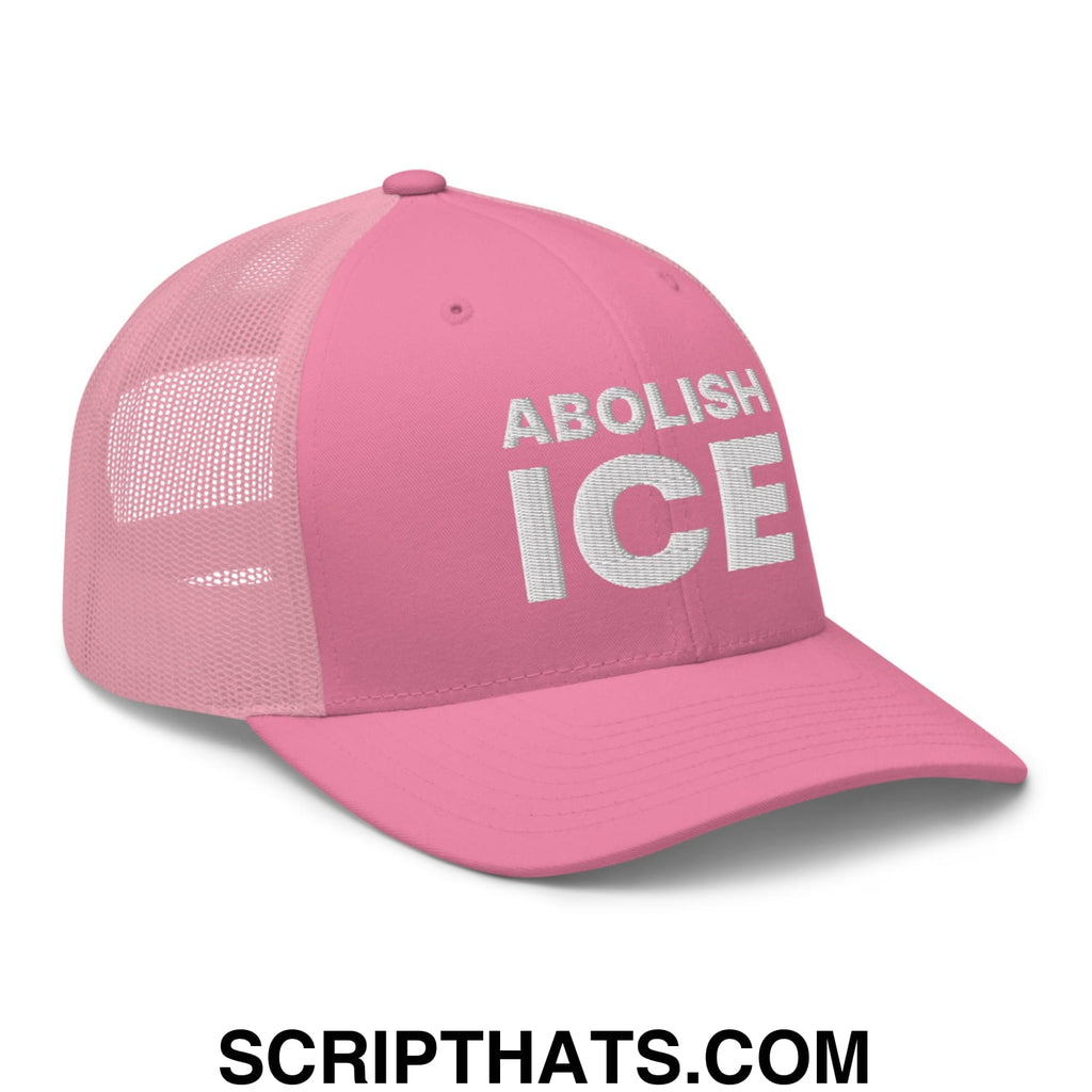 Abolish ICE Embroidered Mesh Trucker Hat