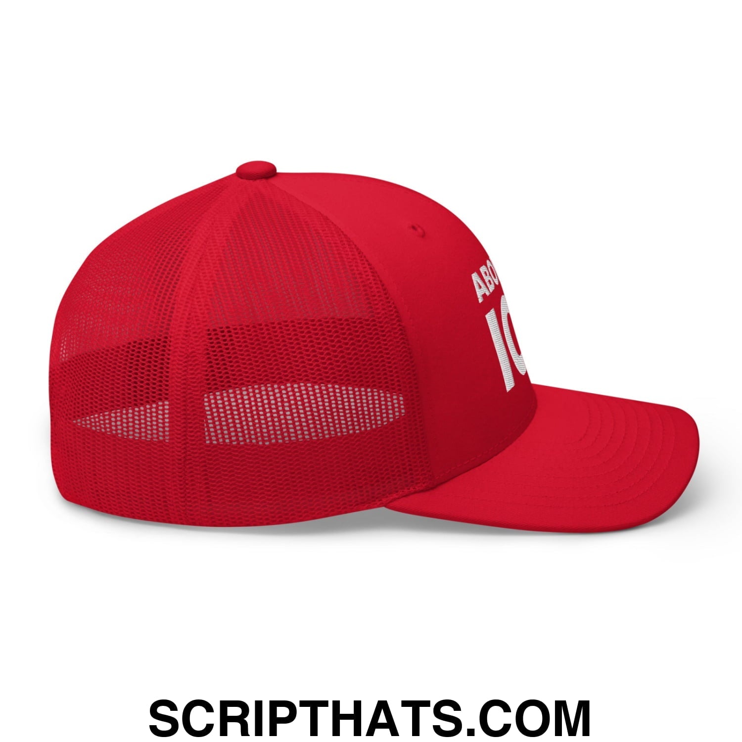Abolish ICE Embroidered Mesh Trucker Hat