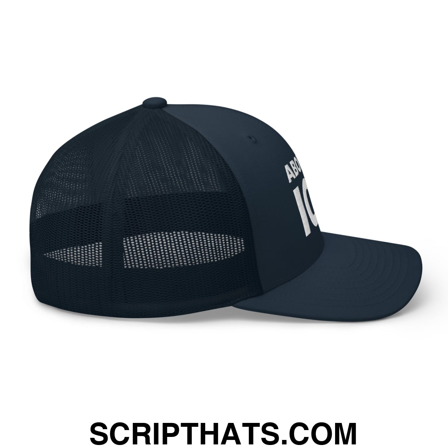 Abolish ICE Embroidered Mesh Trucker Hat