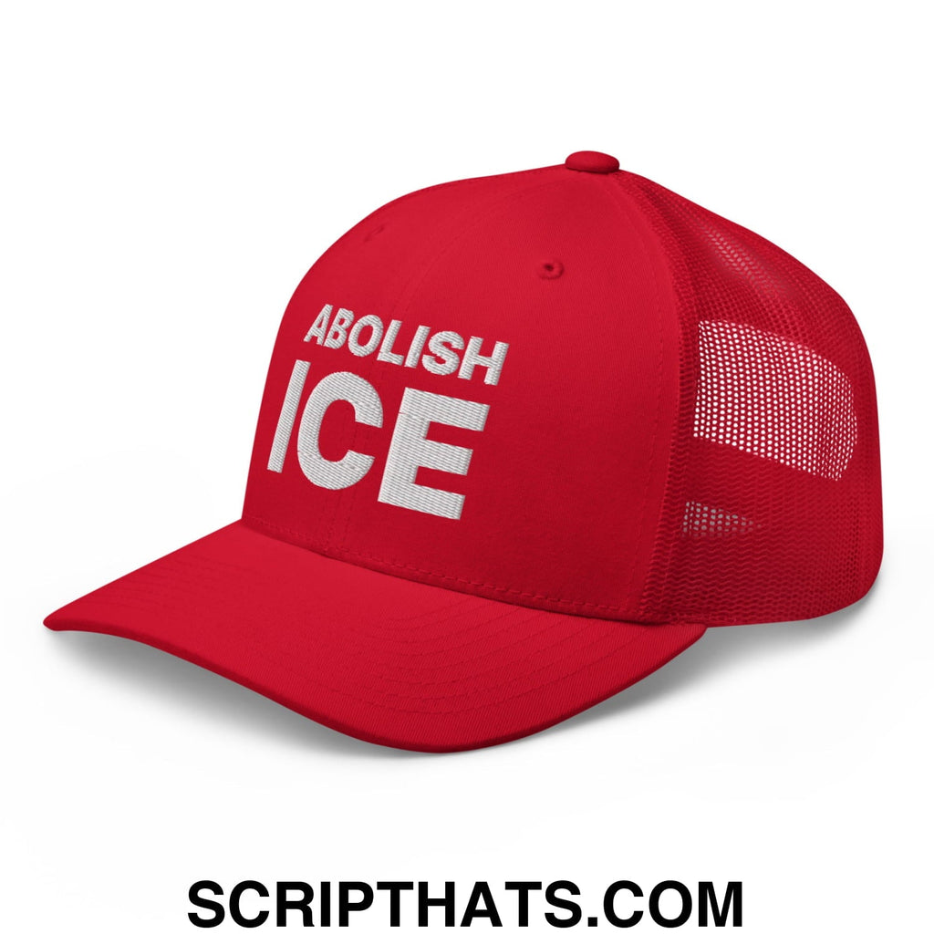 Abolish ICE Embroidered Mesh Trucker Hat