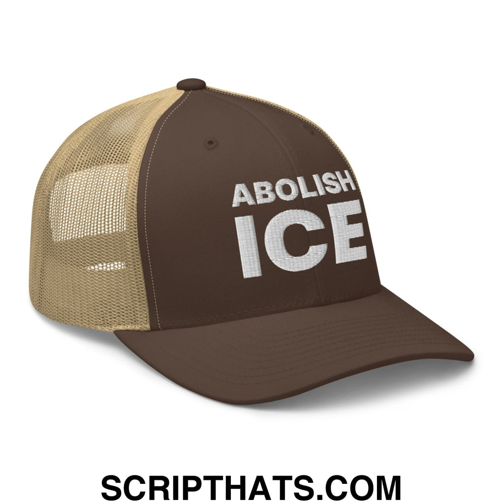 Abolish ICE Embroidered Mesh Trucker Hat