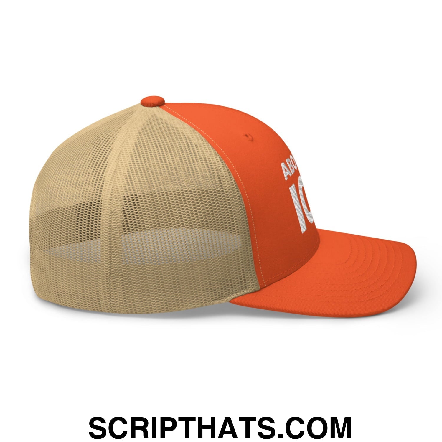 Abolish ICE Embroidered Mesh Trucker Hat