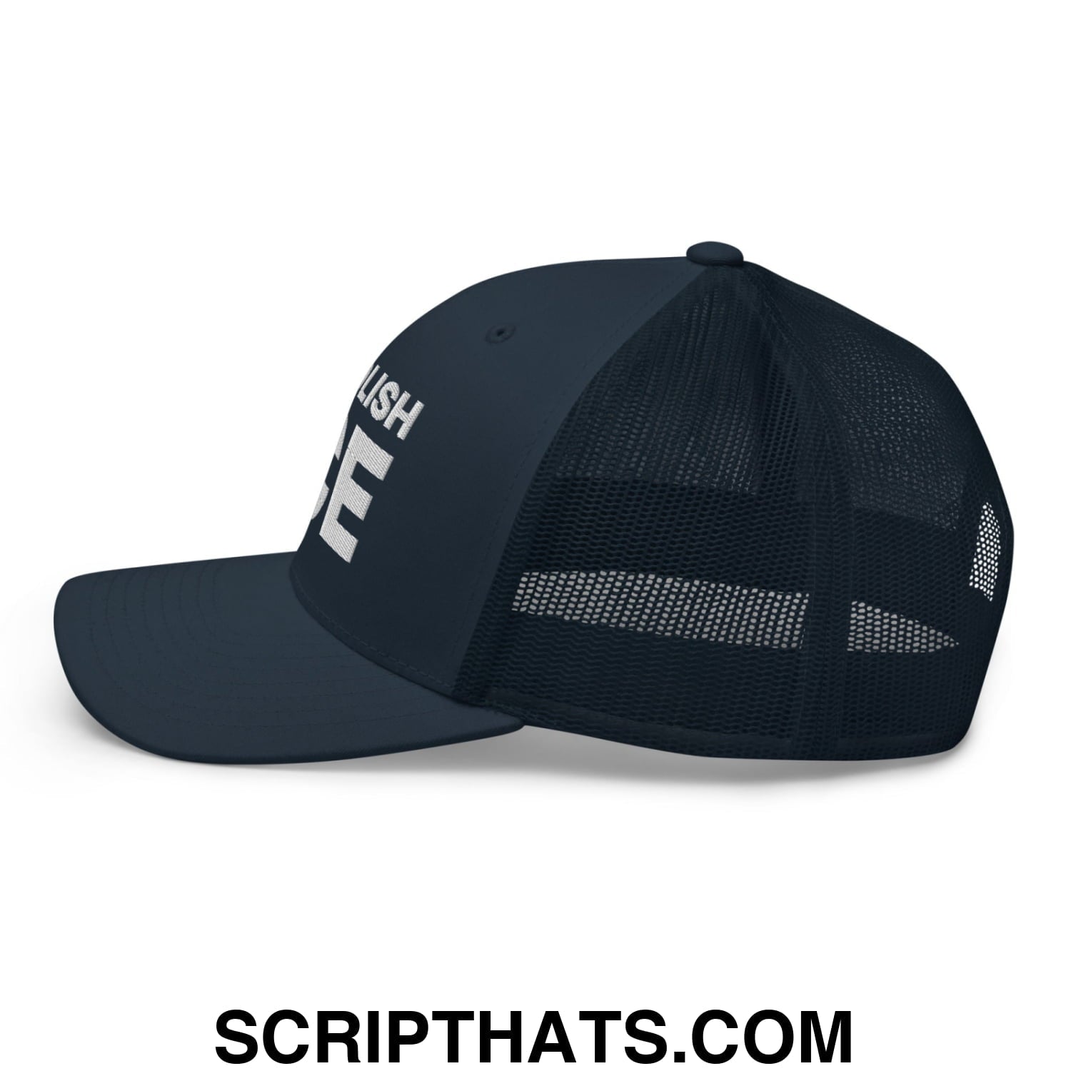 Abolish ICE Embroidered Mesh Trucker Hat