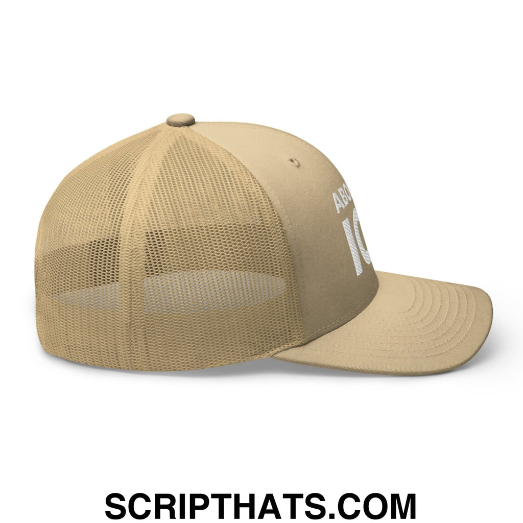Abolish ICE Embroidered Mesh Trucker Hat