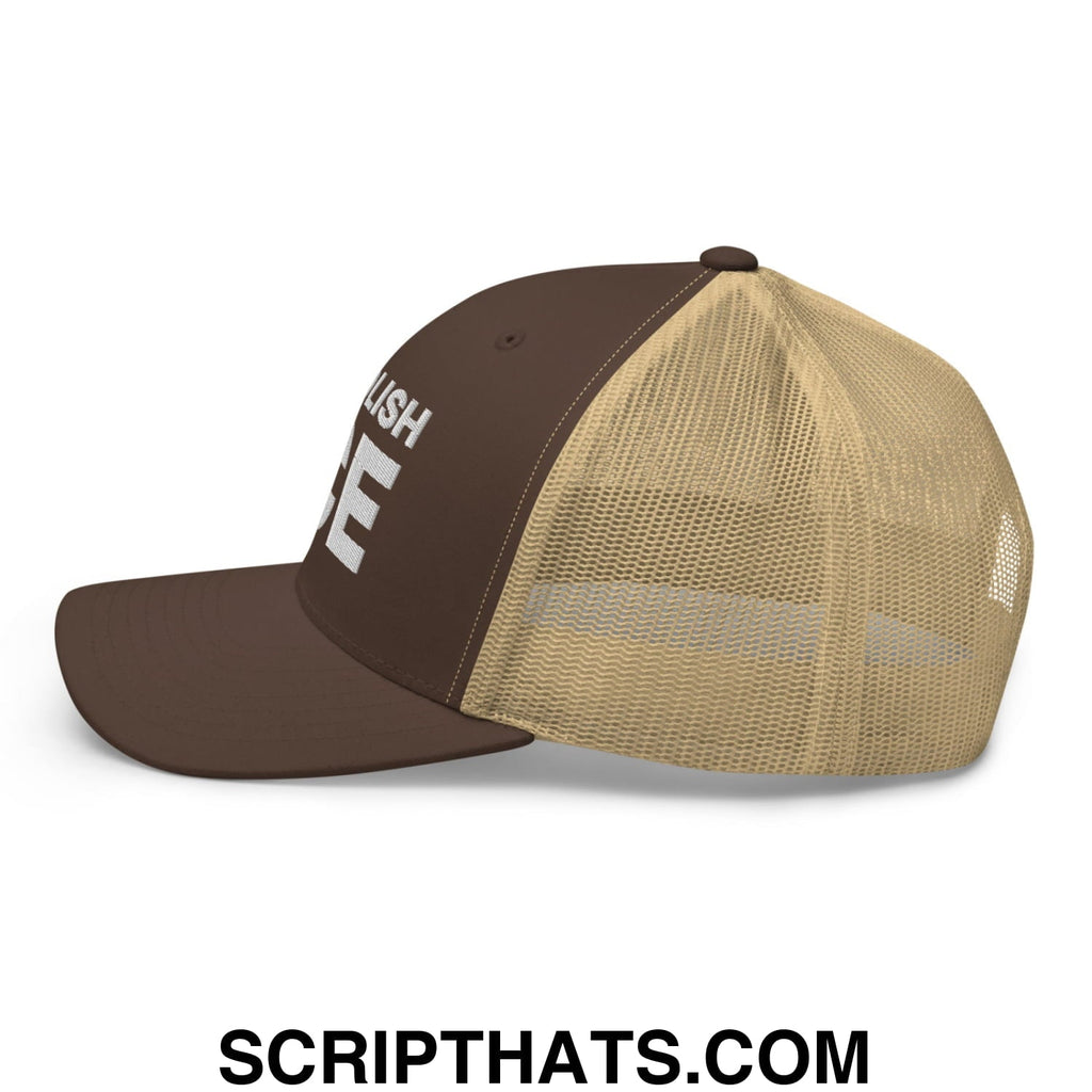 Abolish ICE Embroidered Mesh Trucker Hat