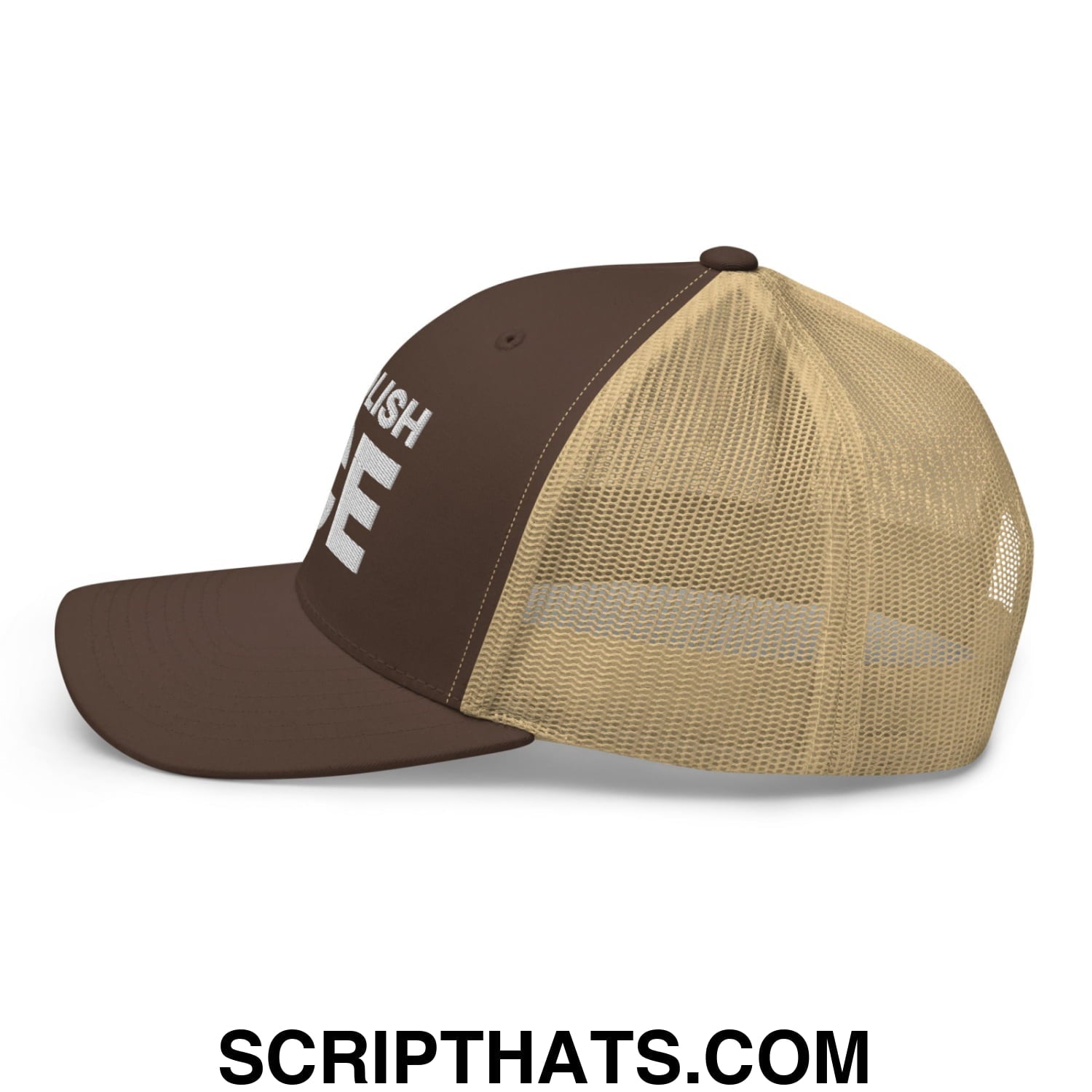 Abolish ICE Embroidered Mesh Trucker Hat