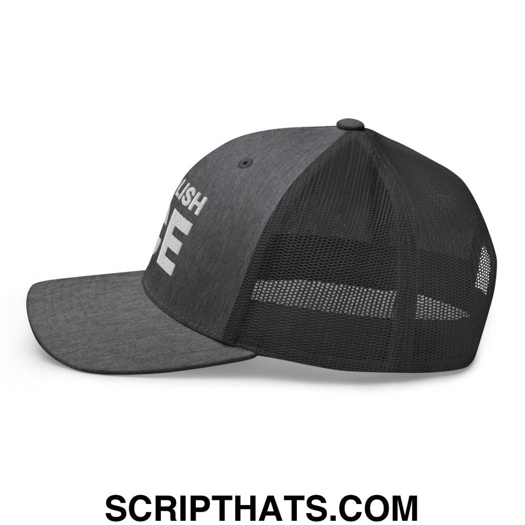 Abolish ICE Embroidered Mesh Trucker Hat