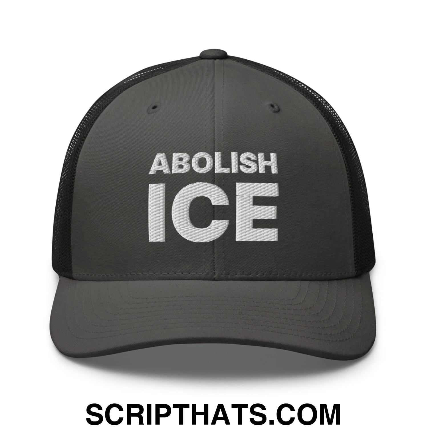 Abolish ICE Embroidered Mesh Trucker Hat