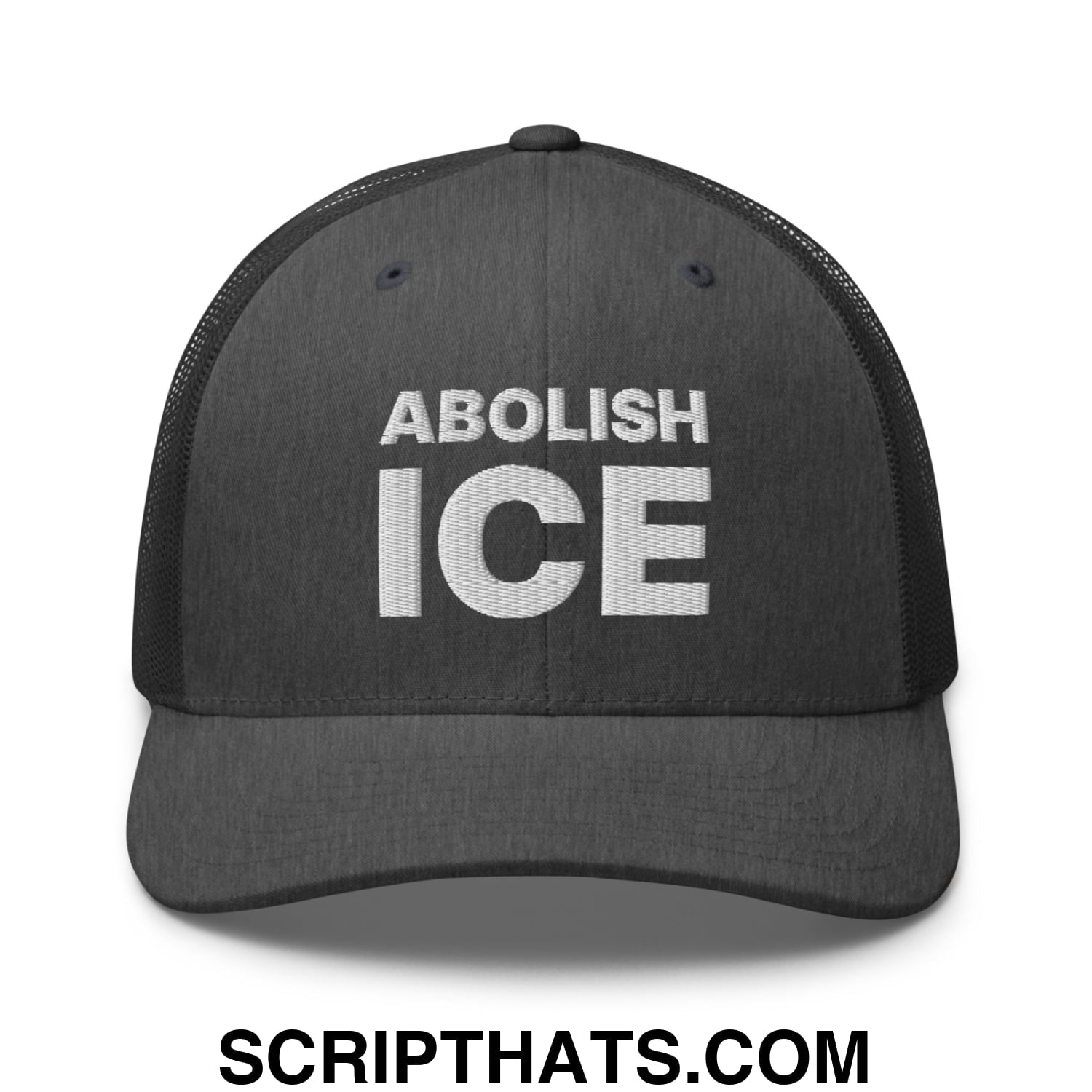 Abolish ICE Embroidered Mesh Trucker Hat