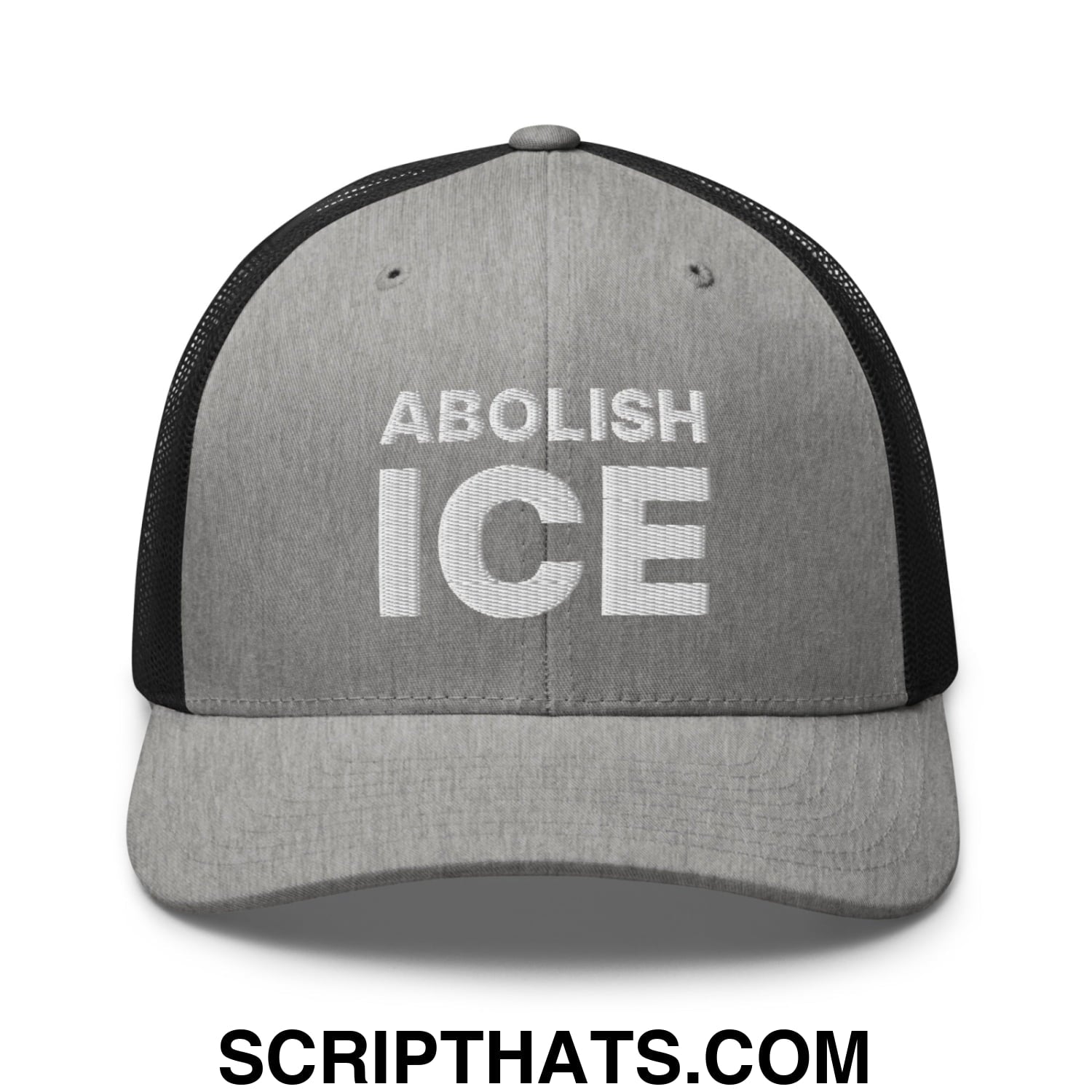 Abolish ICE Embroidered Mesh Trucker Hat