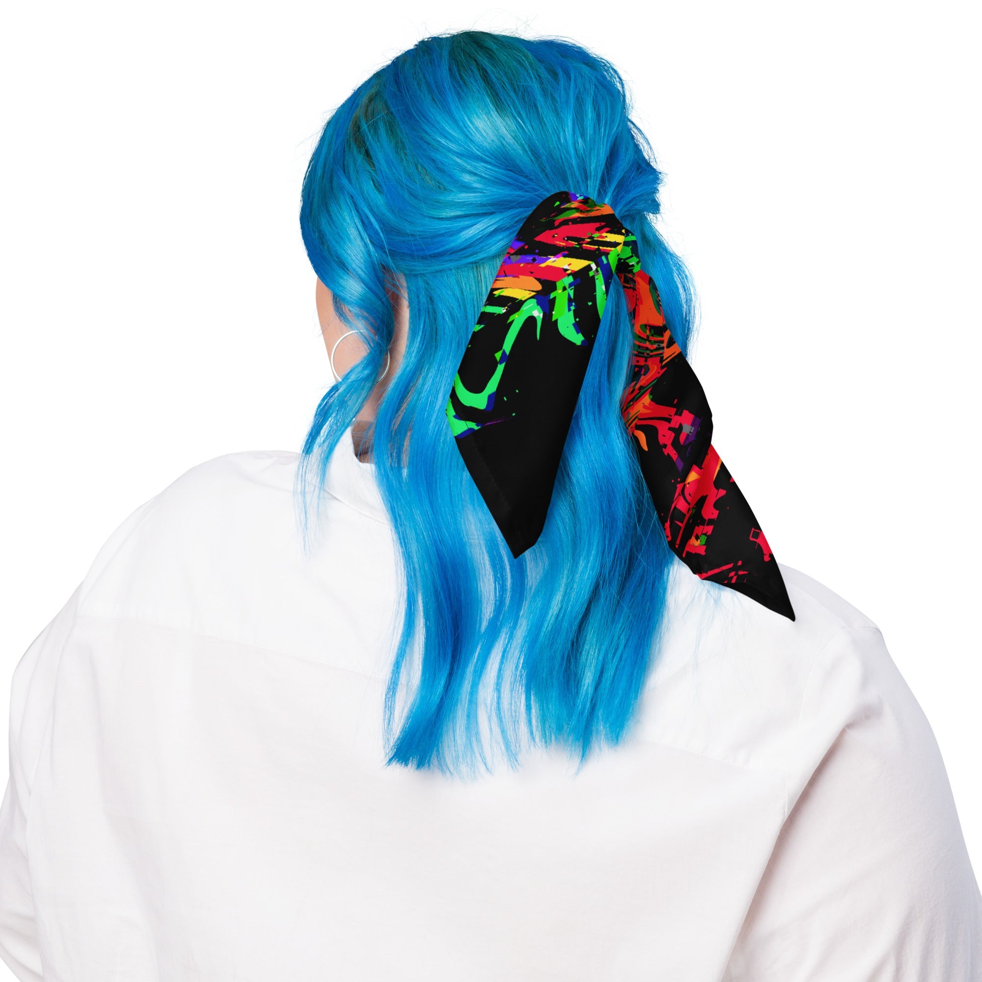 80s Graffiti Style Rave Bandana