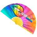 Gay AF UV-Reactive Fan