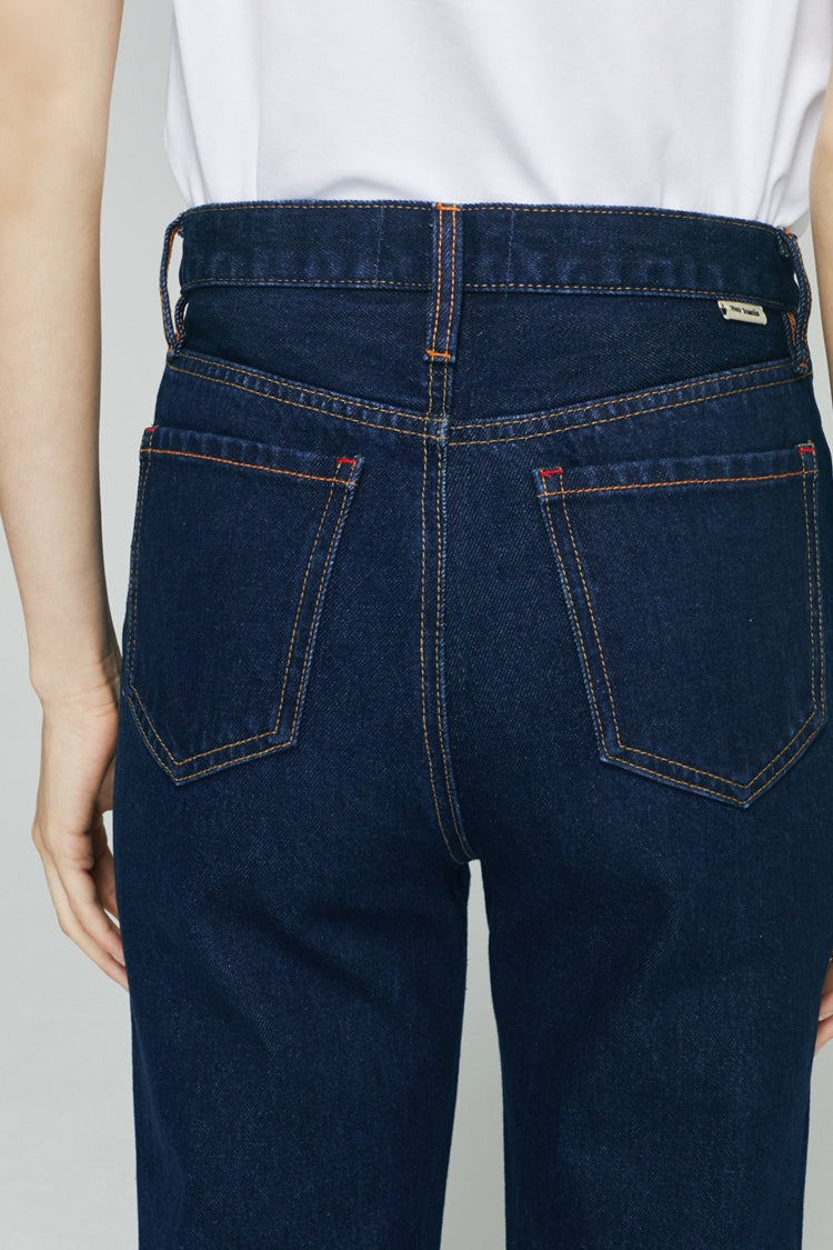 Manhattan High Rise Straight Ankle Jeans HJ160