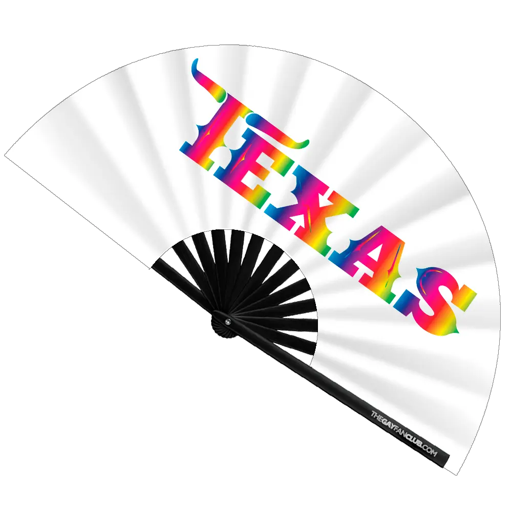 Texas Pride Hand Fan