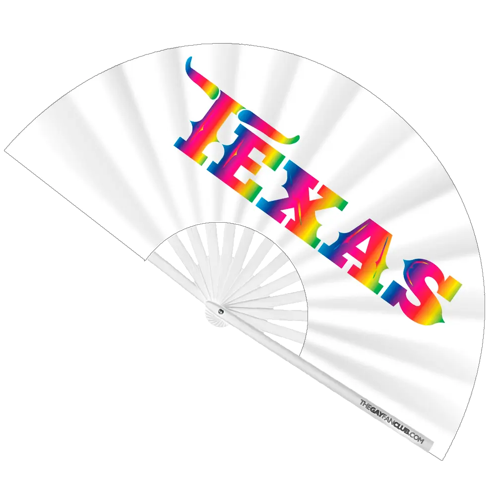 Texas Pride Hand Fan