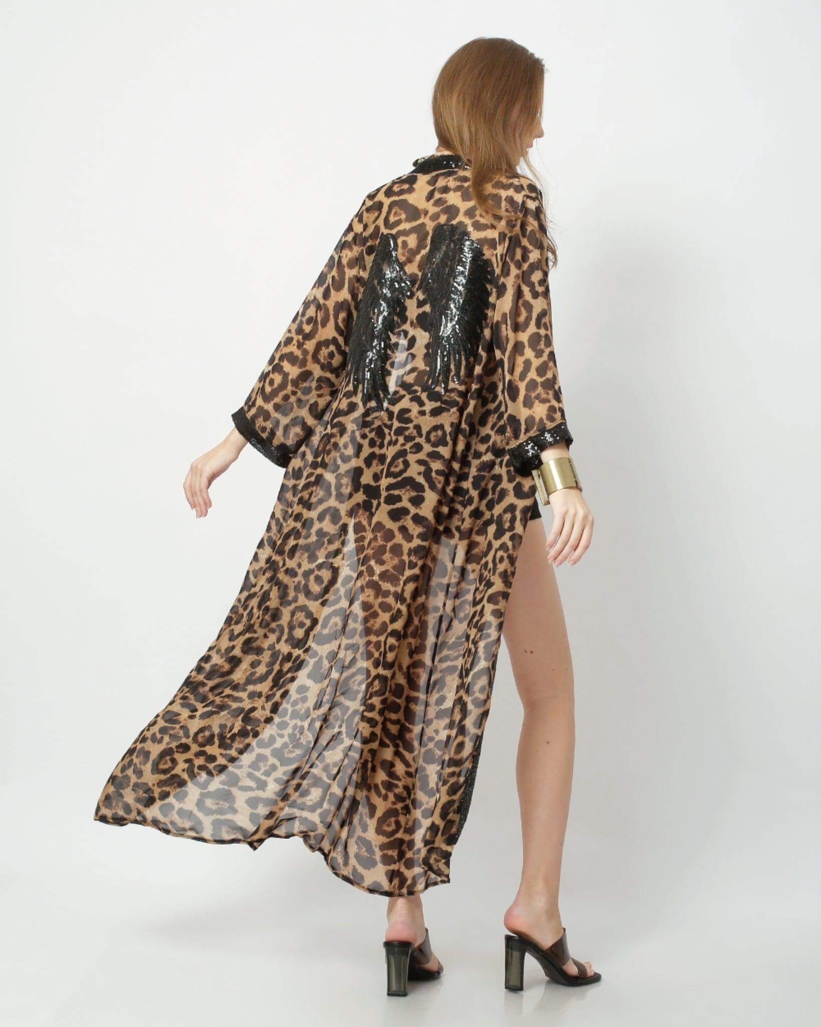 The Flying Leopard Kimono