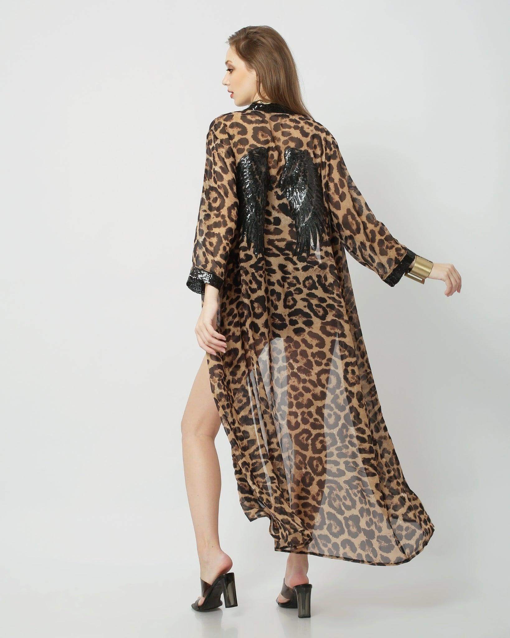The Flying Leopard Kimono