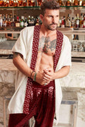 The Harem - Linen Kimono - Festival Outfit for men - Rave Organic Clothing