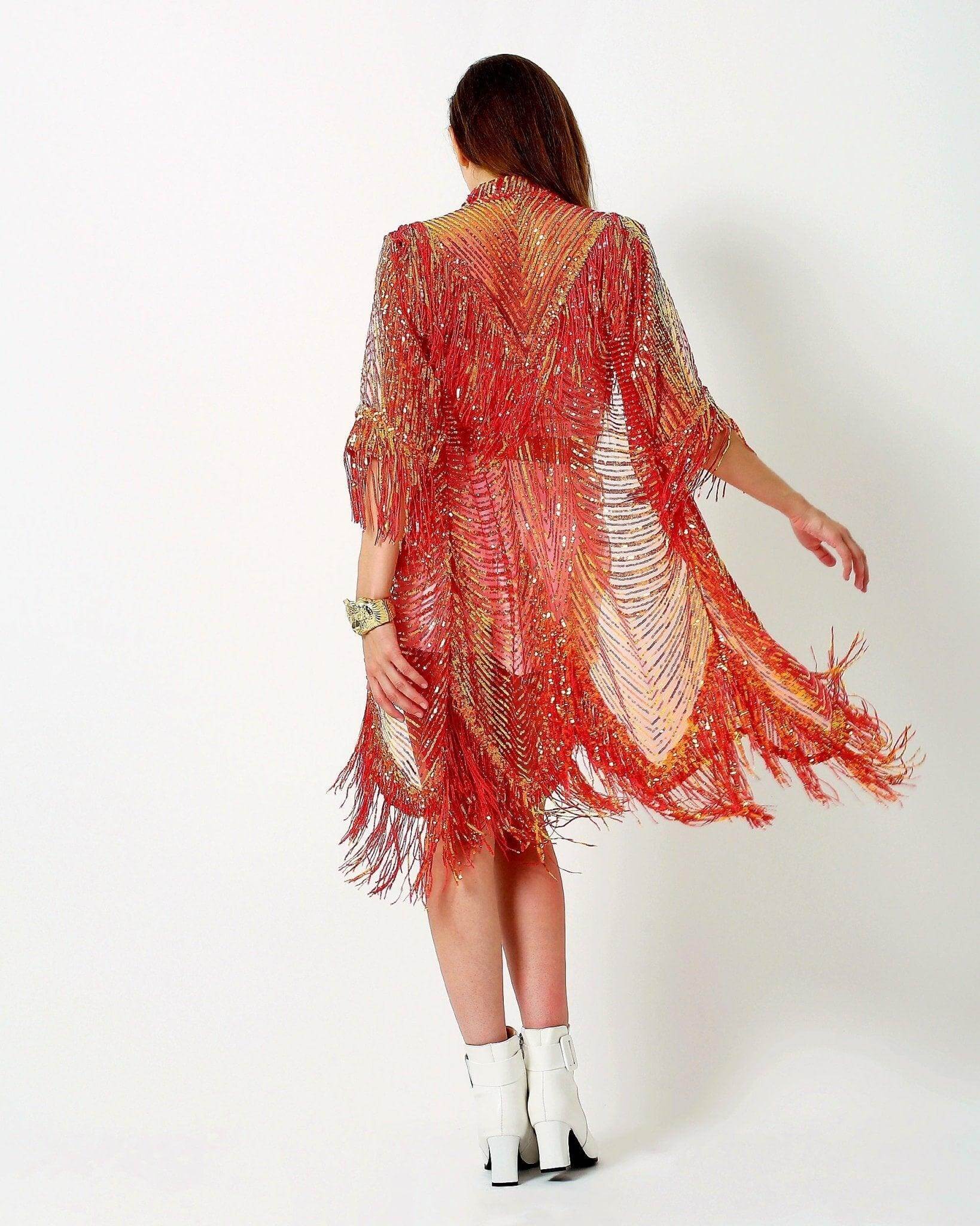 The Queen Kimono - Sequin Luxury Kimono - Bachelorette Robes