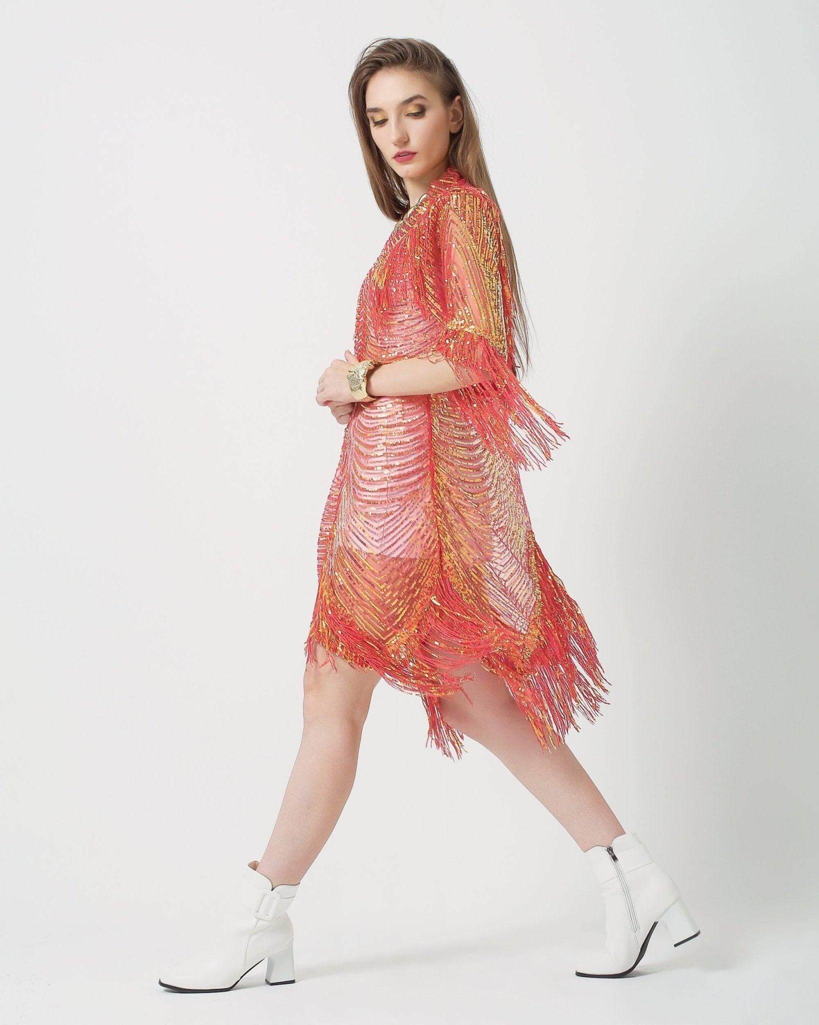 The Queen Kimono - Sequin Luxury Kimono - Bachelorette Robes